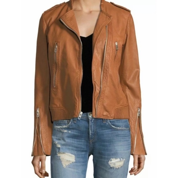 NWT $1295 RAG & BONE Lyon Leather Jacket in size 2 - Picture 2 of 11